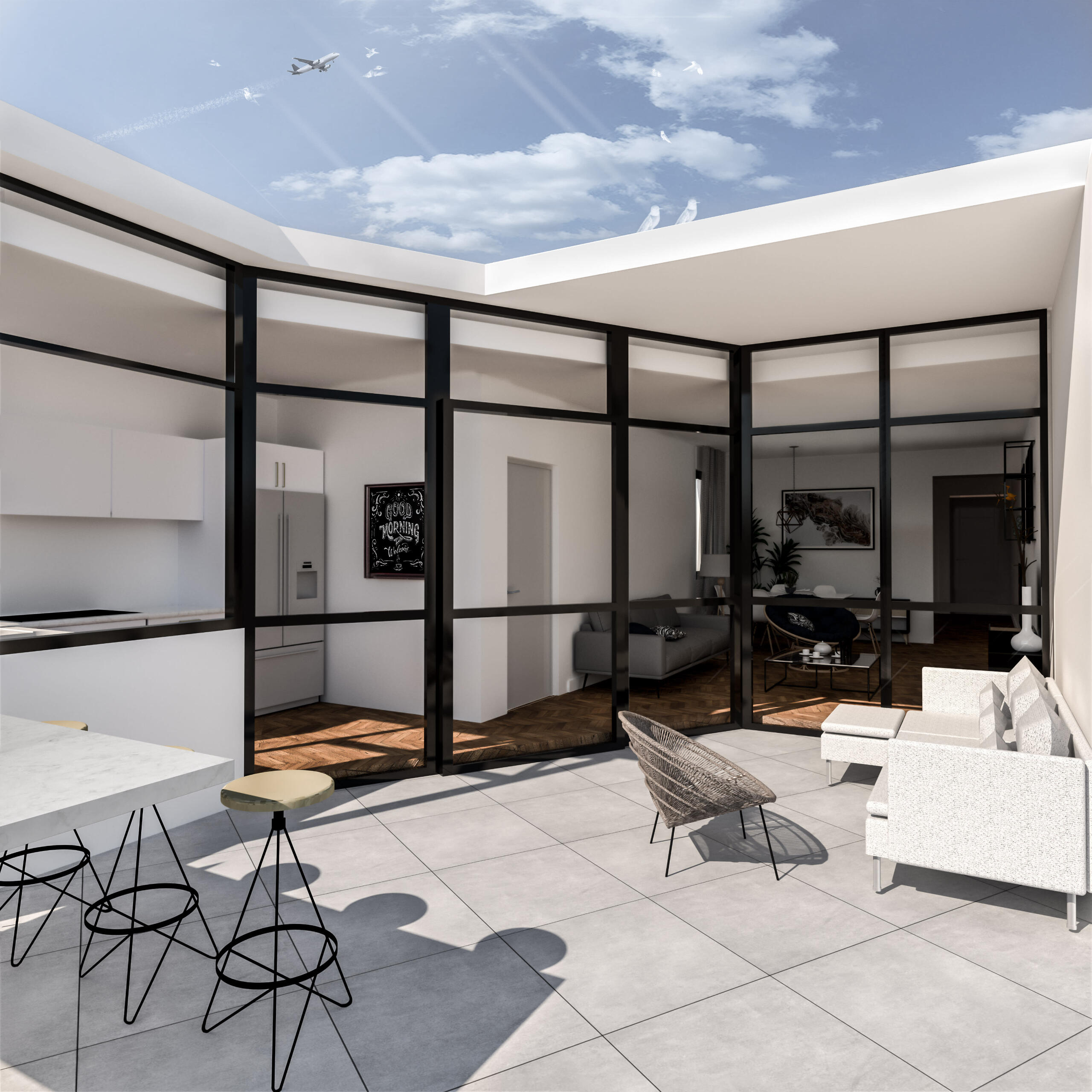 Reforma ático en Santa Cruz. Proyecto.